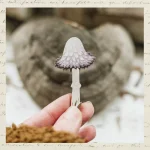 Брошка «Чернильный гриб» • Сувенир от Fungiline — изображение 2