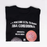 Футболка «У России есть только два союзника» • Грибной мерч — изображение 7